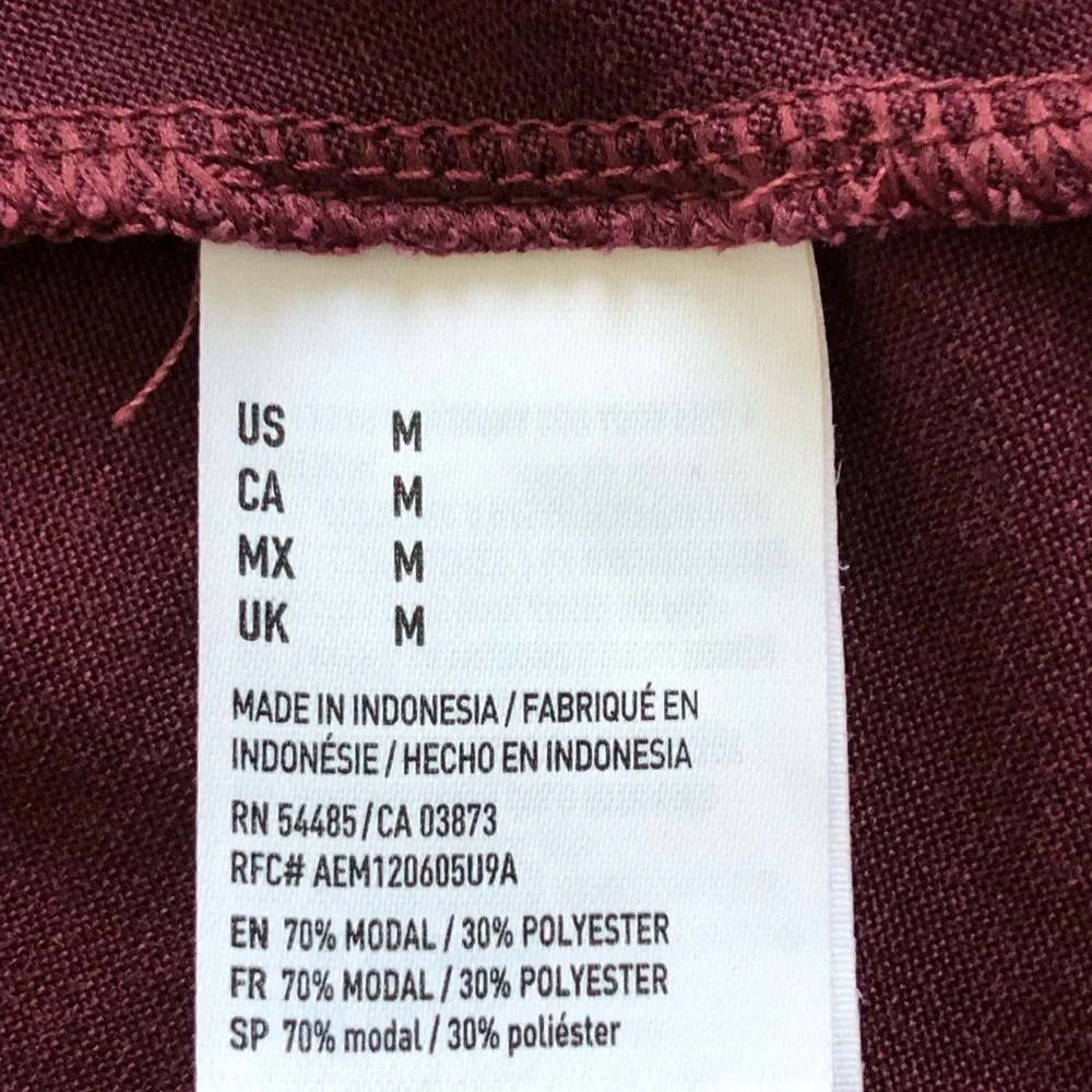 American Eagle Outfitters Maroon knit dress - Picture 3 of 4